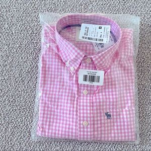 Abercrombie & Fitch Men’s Owls Head Mountain L/S Shirt, L